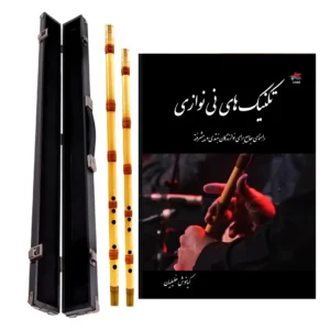 پکیج آموزش نی نوازی - شامل دونی‌ سل و فا همراه با هارد کیس و کتاب آموزش نی ایرانی